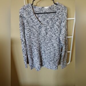 Garage Black and White Knit Sweater
